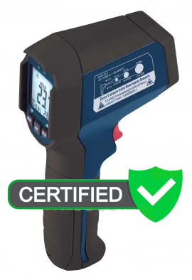 REED R2310 Infrared Thermometer, 12:1, 1202°F (650°C) with Certificate