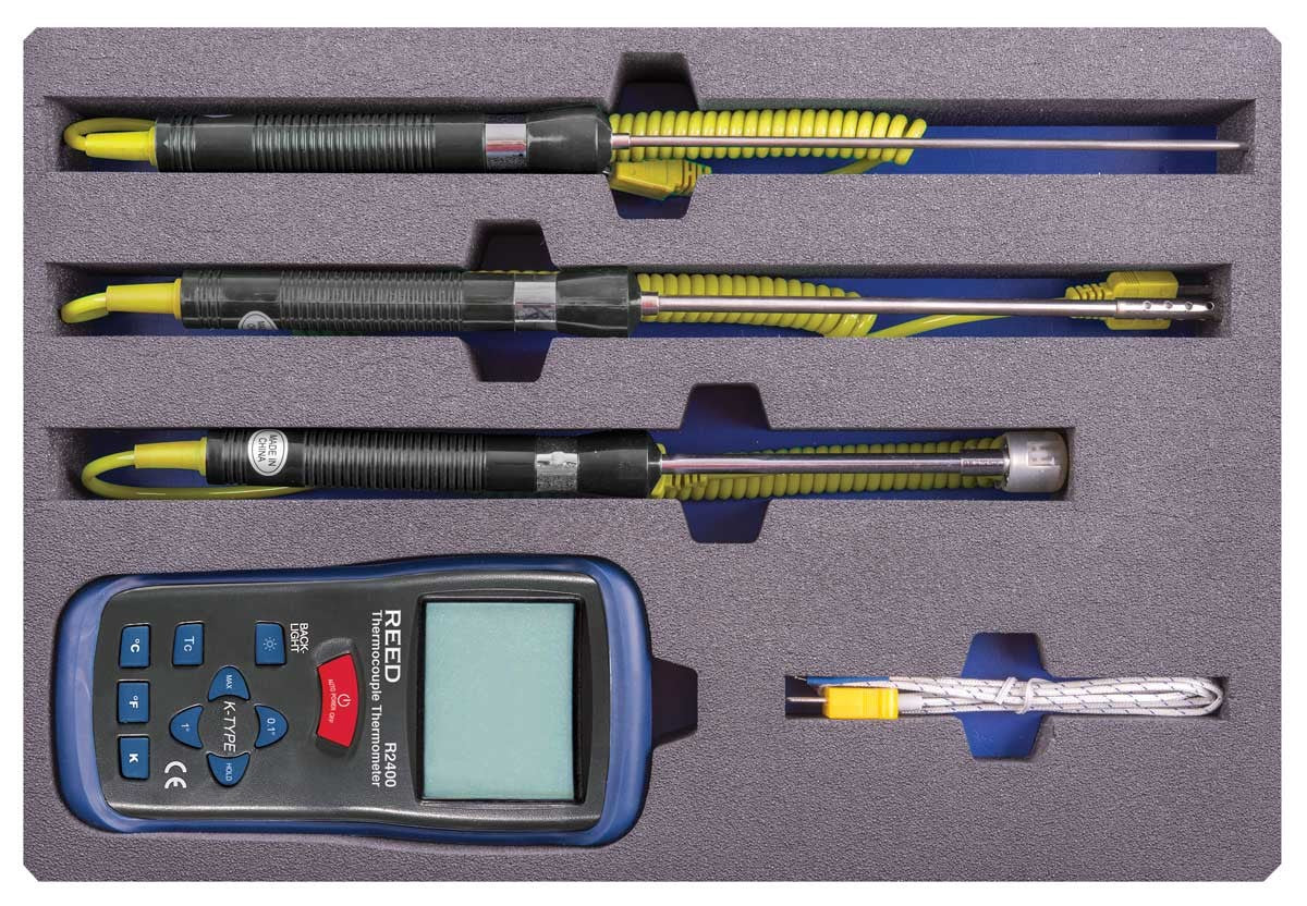 REED R2400-KIT Thermocouple Thermometer Kit