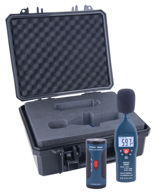 REED R8050-KIT Sound Level Meter and Calibrator Kit