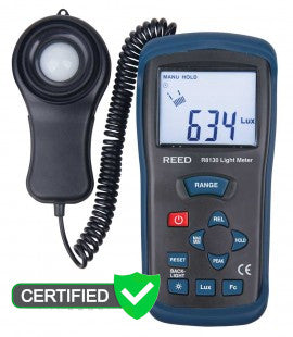 REED R8130-NIST Light Meter, includes ISO Certificate