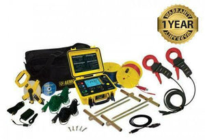 AEMC 6471 Kit-300ft Ground Resistance Tester Kit with USB, 2-Clamp, 4-Point, 300ft