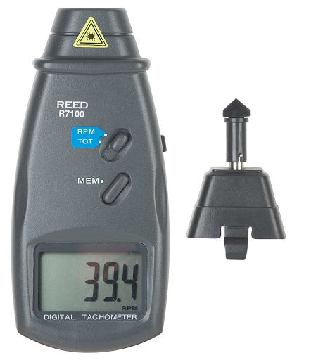 REED R7100 Combination Contact / Laser Photo Tachometer with ISO certificate
