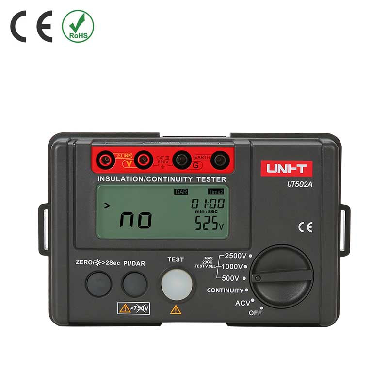 UT502A 2.5 kV Insulation Resistance Tester